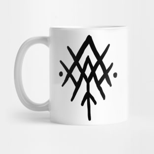 kvíði black Mug